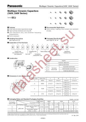 ECJ-1VC2A220J datasheet  